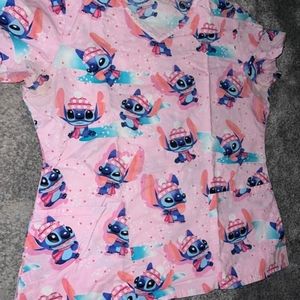 Stitch scrub top